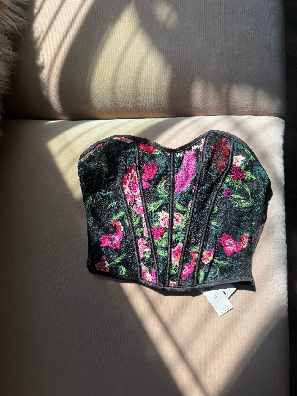 Floral Corset Top - Anthropologie